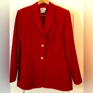 Talbots Red Blazer